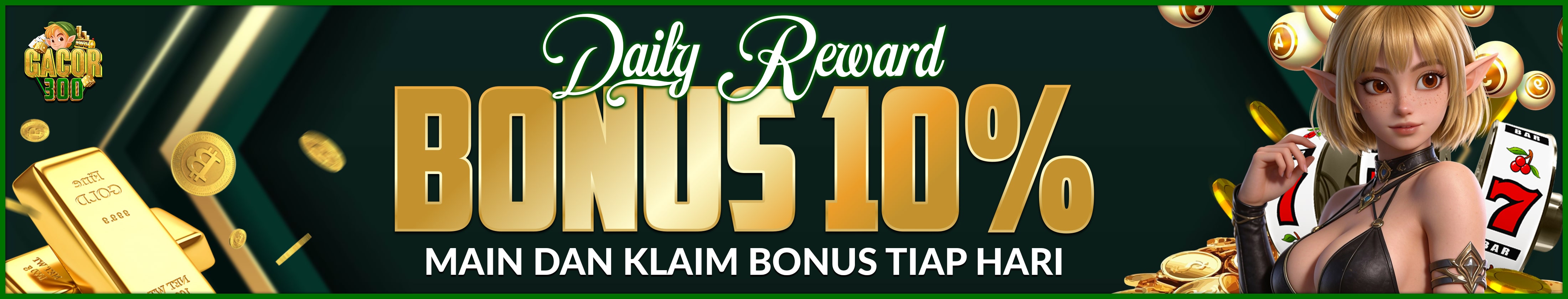 BONUS HARIAN 10%